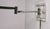 Pair of Large Modern Chrome & Lucite Adjustable Swing Arm Wall Sconces For Sale In Miami - Image 6 of 11