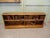 Long Open Front Golden Walnut Bookcase, 1920s For Sale - Image 4 of 8