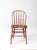 Farmhouse Antique Red Windsor Spindle Back Farmhouse Chair For Sale - Image 3 of 17