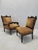 Late 19th Century Antique Renaissance Revival Figural Carved Parlor Chairs Reupholstered in Chenille - Set of 2 For Sale - Image 5 of 12