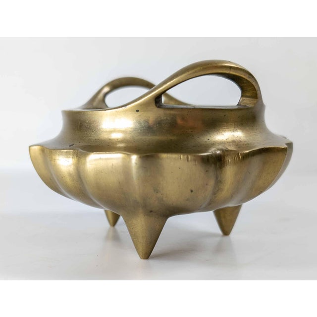 18th or 19th Century Chinese Bronze Tripod Lobed Censer Probably Daoguang Period For Sale - Image 9 of 18