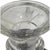 Extra Large 9-Light Floor Lamp with Chromed Metal and Glass Tops For Sale - Image 3 of 9