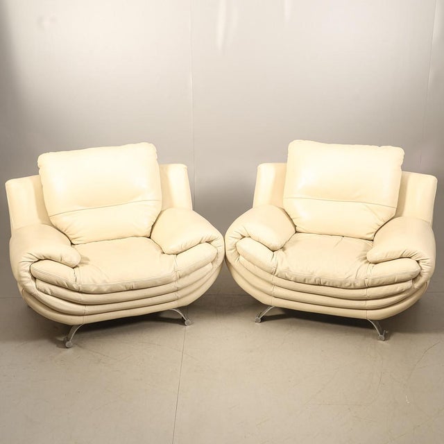 Animal Skin Lounge Chairs in Faux Leather, 2000s, Set of 2 For Sale - Image 7 of 7