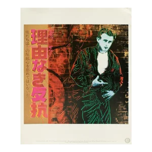 1990 the Andy Warhol Foundation After Andy Warhol "Rebel Without a Cause (James Dean)", Pop Art Lithograph
