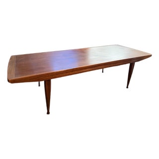 Mid 20th Century Walnut Coffee Table Vintage For Sale