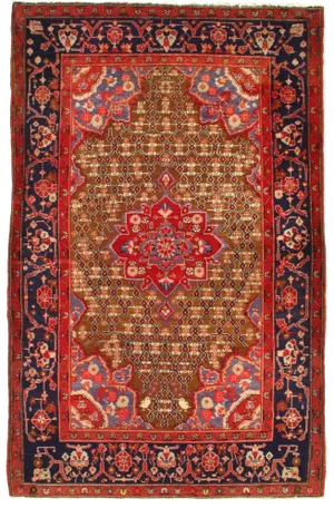 Early 20th Century Vintage Persian Hamadan Rug - 4′11" × 8′3"