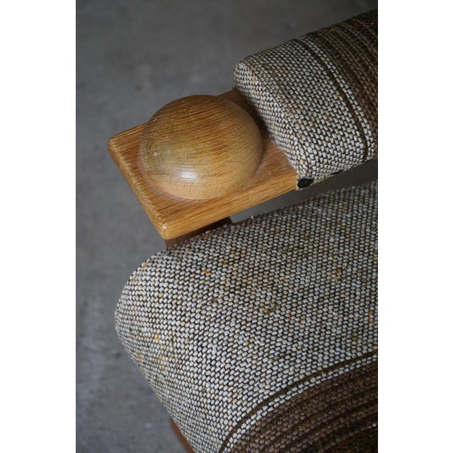 Set of Danish Modern Lounge Chairs in Oak attributed to Henning Kjærnulf, 1960s For Sale - Image 14 of 17