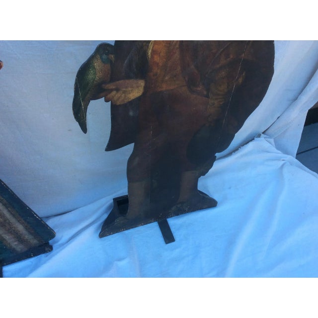 Tan Antique English Oak Dummy Boards - a Pair For Sale - Image 8 of 11