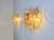 Vintage Italian Murano Wall Lights with 10 Amber Trasparent Glasses, 1990s, Set of 2 For Sale - Image 17 of 18