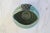 Ceramic Handmade Turquoise Studio Pottery Vase With a Dark Geometric Pattern For Sale - Image 7 of 8