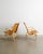 Bruno Mathsson Mid-Century Swedish Eva Armchairs in Birch and Brown Leather by Bruno Mathsson for Firma Karl Mathsson, 1970s, Set of 2 For Sale - Image 4 of 8