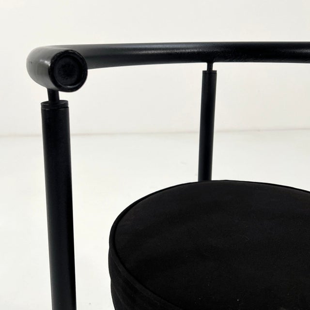 Black Miss Dorn Side Chair attributed to Philippe Starck for Disform, 1980s For Sale - Image 8 of 15