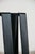 Postmodern Dining Chairs in Lacquered Wood and Black Faux Leather, 1980s, Set of 4 For Sale - Image 4 of 16