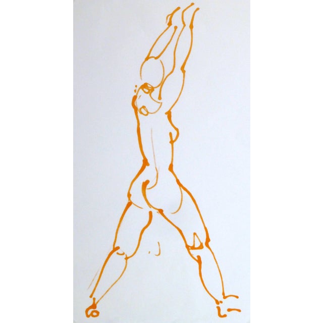 Kei Mitsuuchi, French Ink Drawing - Couleur Nude For Sale