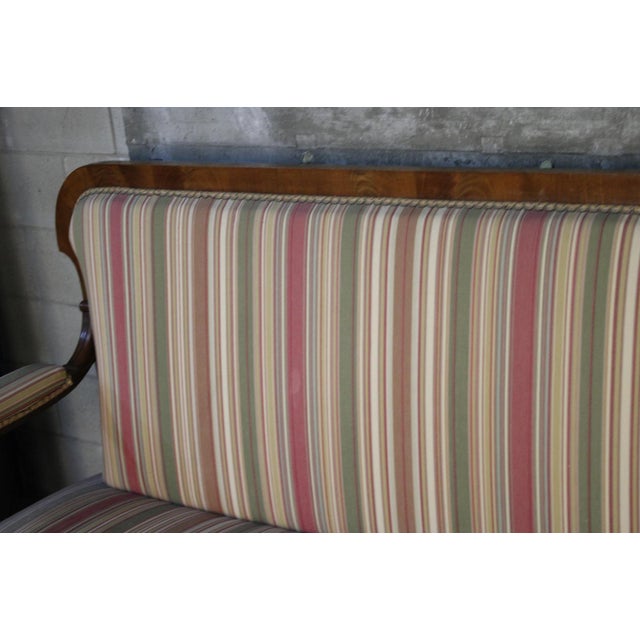 Antique Piedmontese Upholstered Sofa, 1850 For Sale - Image 6 of 7