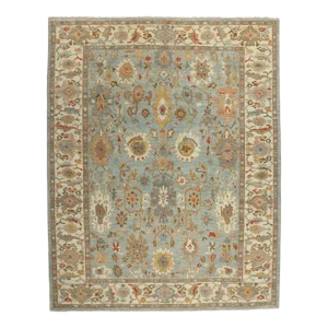 Blue Persian Sultanabad Rug, - 10'10 X 13'07