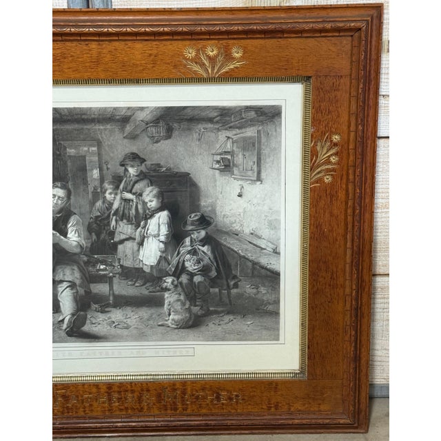 Thomas Faed, “Baith Faither and Mither” Aesthetic Movement Frame, Circa 1875 For Sale - Image 9 of 14