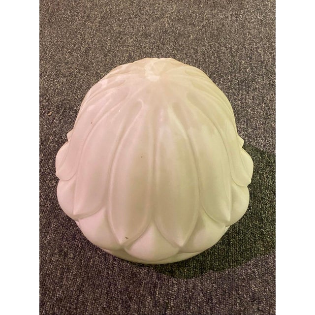 5-1/4” on bottom 3” on top 4” tall good condition Add a touch of vintage charm and elegant illumination to your home with...