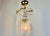 1980s Vintage Glass Rod Chandelier With Brass Frame For Sale - Image 15 of 16
