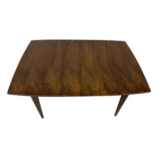 Broyhill Saga Mid-Century Modern Walnut Dining Table W/3-Extensions ~ Seats 10 For Sale