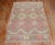 1940s Vintage Bright Pink Turkish Kilim - 6'8" x 9'3" For Sale - Image 5 of 10
