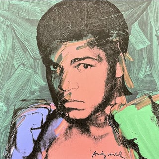After Andy Warhol, Muhammad Ali Blue-Green, 1980s, Print For Sale