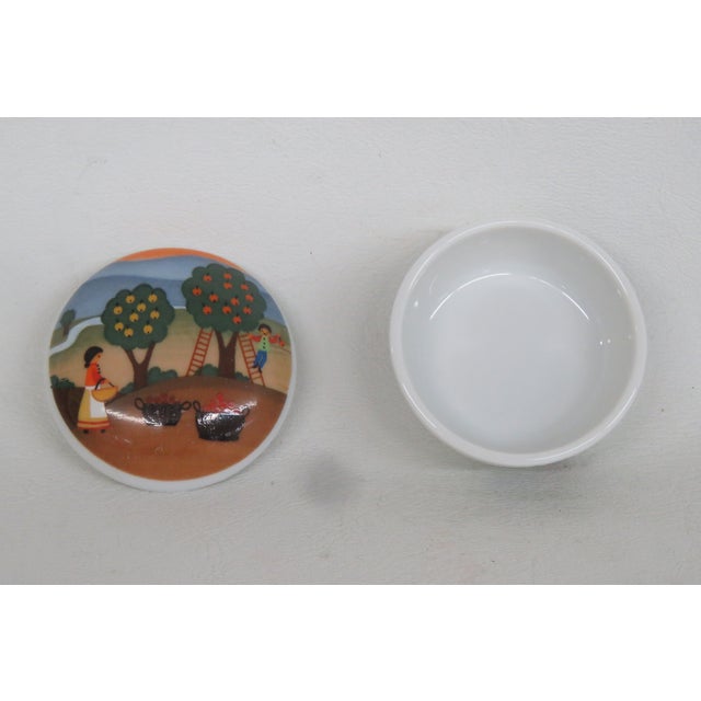 Reutter Porzellan W Germany Lidded Trinket Jewelry Box Furstenhofer Apples 4767b For Sale In Miami - Image 6 of 10