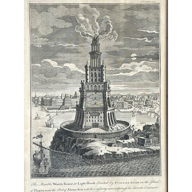 Antique Architectural Engraving in Gilt Frame For Sale - Image 13 of 15