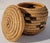 Folk Art 20th C Small Hand Woven Basket Lidded Jar For Sale - Image 3 of 8