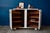 1930s Art Deco Retro Cabinet with Painted Wooden Shelves, 1940s For Sale - Image 5 of 18