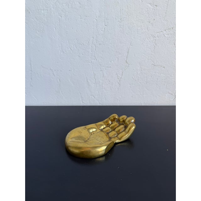 Metal Bronze Modernist Hand Sculpture, Brazil 1990s For Sale - Image 7 of 14