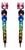 Oscar De La Renta Hematite Plated Rainbow Swarovski Crystal Drop Earrings, Pair For Sale