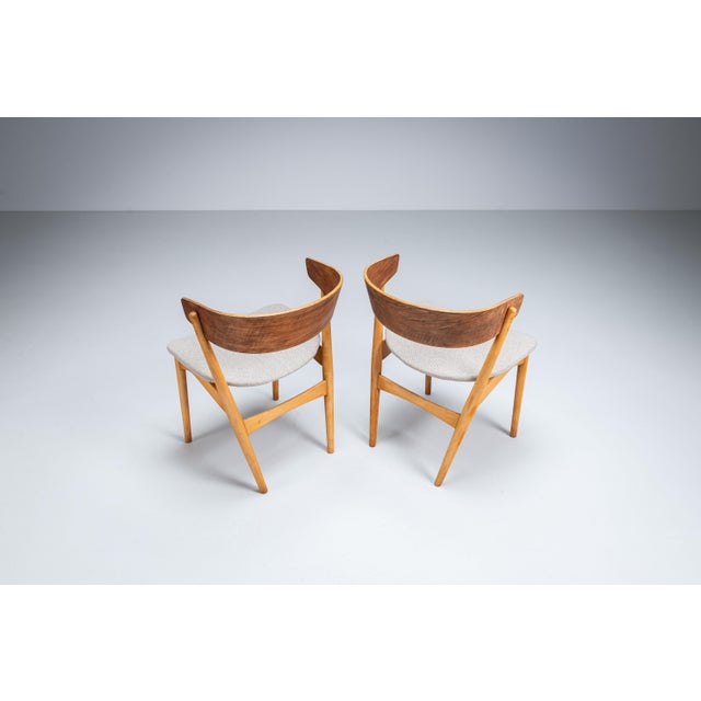 Brown No. 7 Dining Chairs by Helge Sibast for Sibast, 1950s, Set of 4 For Sale - Image 8 of 15