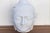 Pure White Marble Buddha Head For Sale - Image 4 of 9