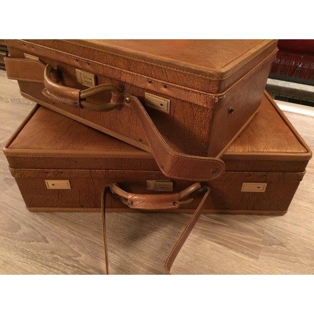 Vintage Leather Hartmann Luggage a Pair Chairish