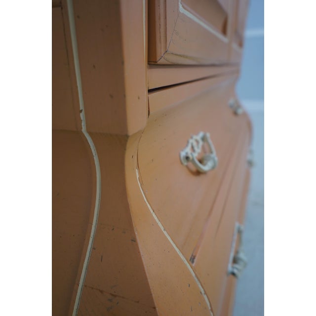 Italian Paint Decorated 2 Door Armoire For Sale - Image 11 of 17