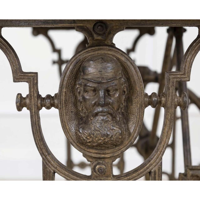 Mid 20th Century W. G. Grace Cast Iron Pub Table For Sale - Image 10 of 10