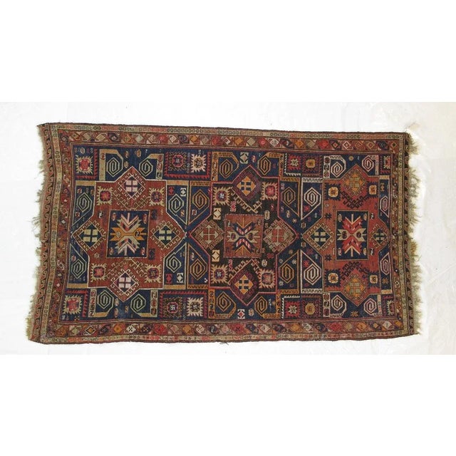 1900's Antique Soumak Kilim,. 5'7" X 9'6" For Sale In New York - Image 6 of 6
