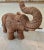 Beautiful showpiece! Made in the 1990s, this gorgeous woven elephant looks brand new and has never been displayed. The...