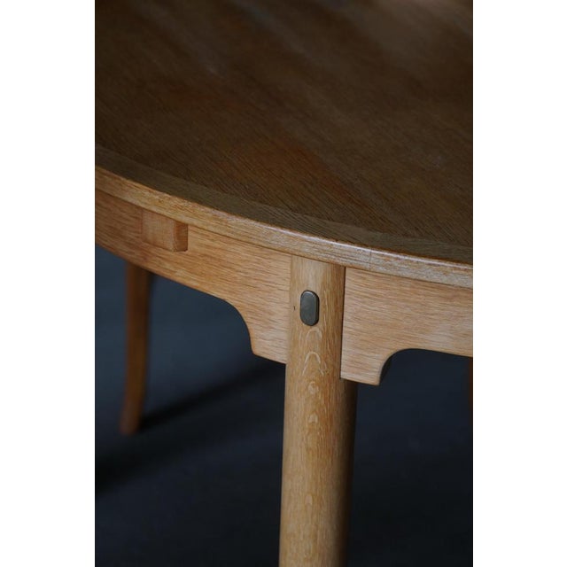 Mid-Century Modern Øresund Dining Table in Oak & Brass by Børge Mogensen for Karl Andersson & Söner, 1950s For Sale - Image 14 of 16