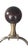 Vintage Wildwood Crackle Glaze Ceramic Urn Table Lamp With Ribbon Swag Motif For Sale - Image 9 of 10