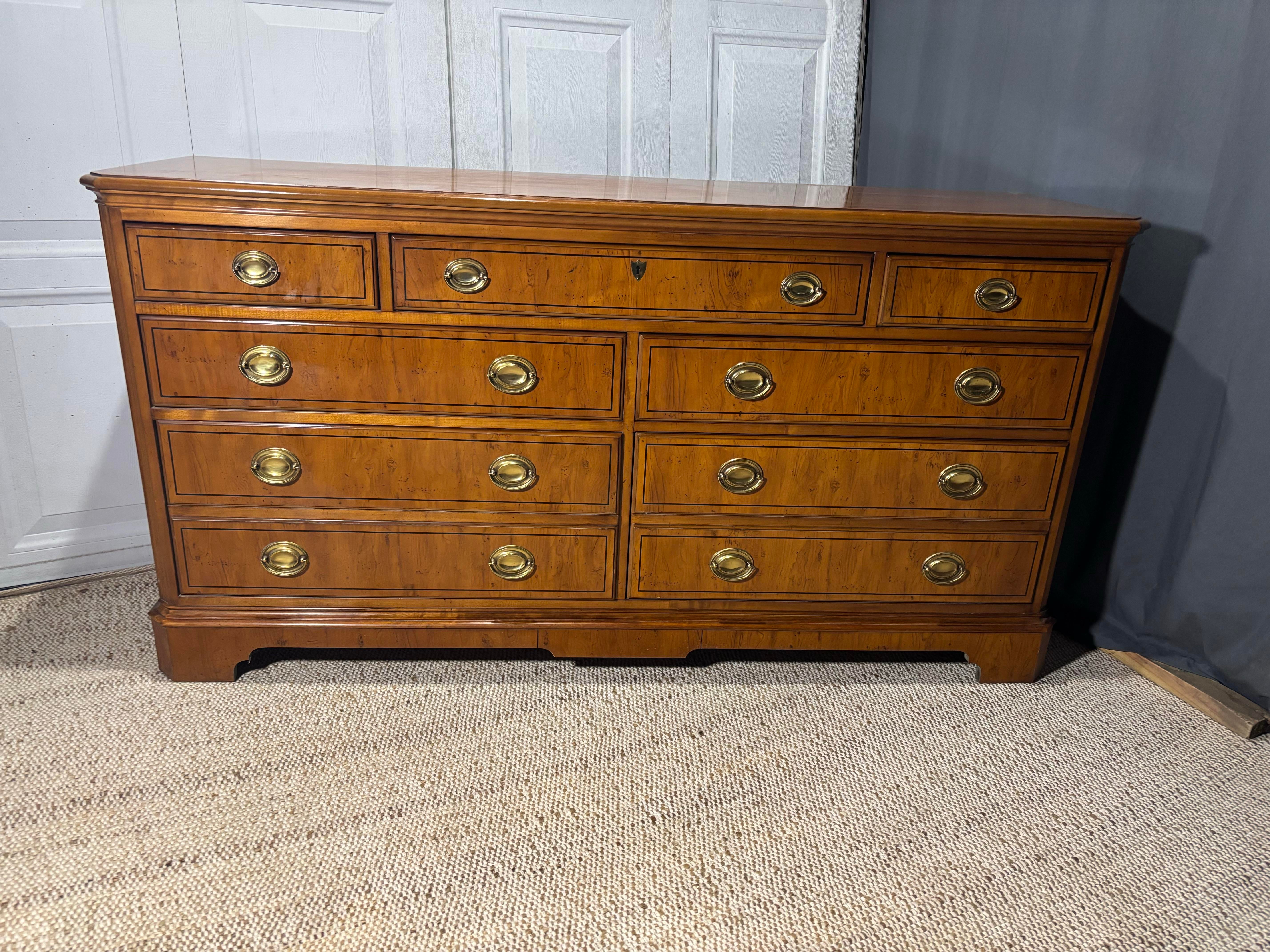 Mid 20th Century Yew Wood Dresser From the Yorkshire Collection by
