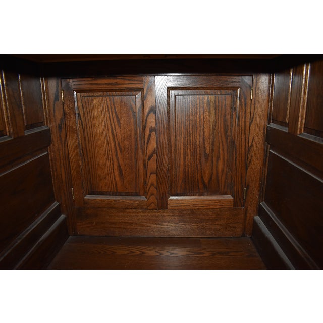 Traditional Oak Crest Manufacturing Rolltop Desk Chairish