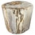 2010s Andrianna Shamaris Impressive Large Petrified Wood Side Table For Sale - Image 5 of 18