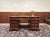 English Chesterfield Desk with Green Leather Top For Sale - Image 18 of 18