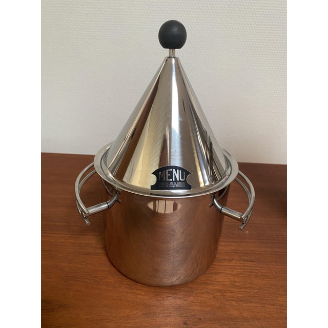 Vintage Ice Buckets by Bent Falk, 1980s, Set of 3 For Sale - Image 11 of 12