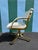 A Pair of Early 1990s Post Modern Brass Rolling Dining Chairs by Cal-Style Furniture. For Sale - Image 18 of 18