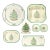 Spode “Christmas Tree” 7-Piece Ceramic Dinnerware Serving Hostess Set For Sale