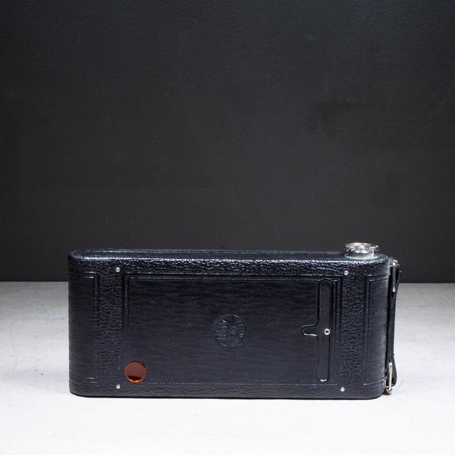 Black Antique "No. 1a Folding Pocket Kodak" Camera With Original Factory Box c.1926-1932 For Sale - Image 8 of 10