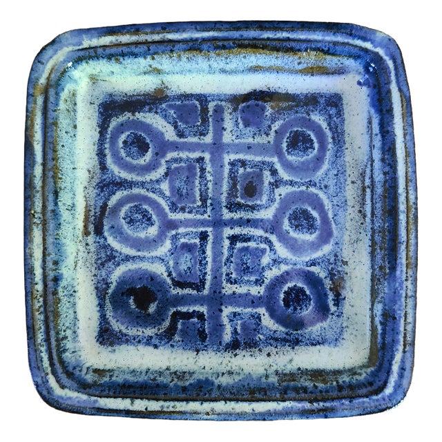 Ceramic Wall Plate by Herluf Gottschalk Olsen, Denmark, 1960s For Sale